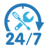 24/7 service image